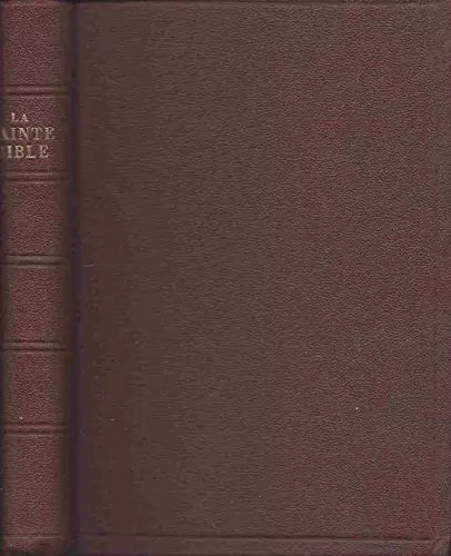 Sainte bible segond louis - bible.,,