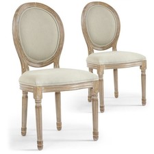 Lot de 2 Chaises Médaillon
