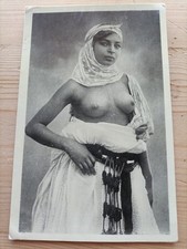 CPA CARTE POSTALE ANCIENE BEAUTÉS ARABES JEUNE FEMME NUE  VERS 1900
