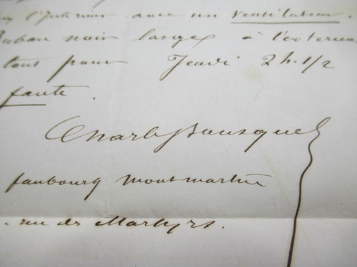 Charles bousquet autographe - charles,