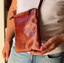 Sac homme "Mona" en cuir