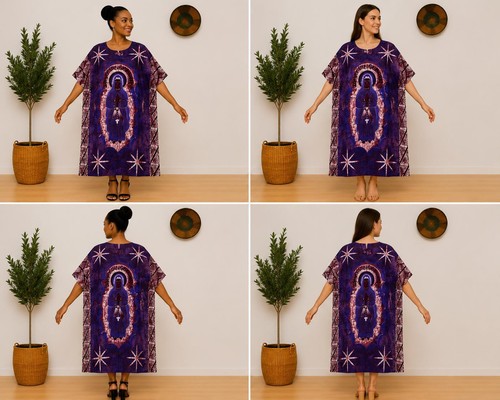 Boubou femme batik wax - boubou,