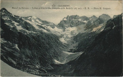 Cpa massif pelvoux vallon - de,