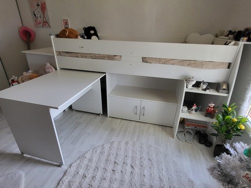 Lit enfant 90x190 avec bureau - lit,