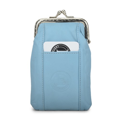 Cigarette cuir etui bleu - cuir,