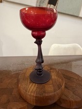 Verre modèle "Calice" Daum France et Salvador Dali