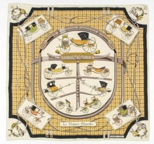 Authentique Foulard Hermès "