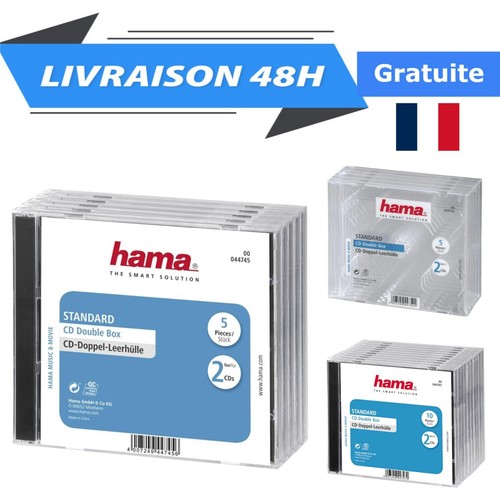 Hama boîtier double - cd,