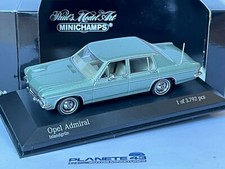 MINICHAMPS OPEL ADMIRAL 1969-77 ICELAND GREEN 430046061 1/43