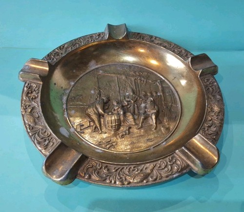 Ancien cendrier cigare rond - cendrier,