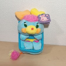 Popples Plush Pouch Mini Backpack Style with Tag Clip-On Hook and Loop Closure