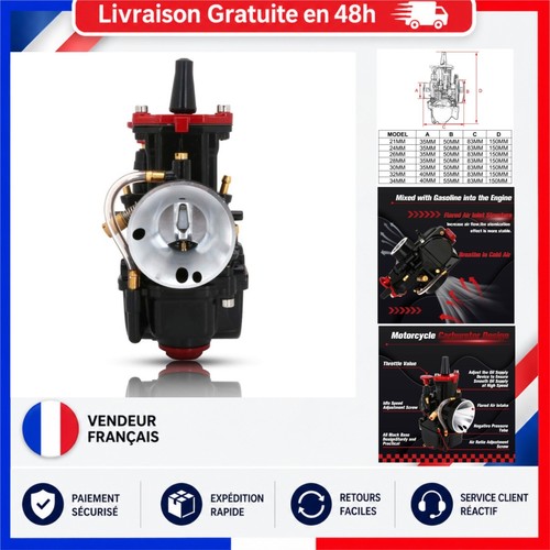 Carburateur 34mm pwk moto - 34mm,