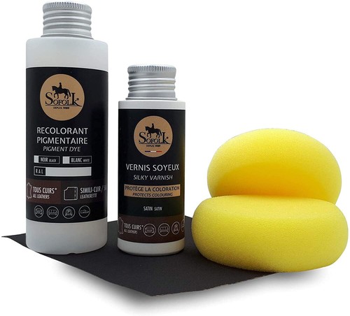 Kit peinture cuir siège - kit,