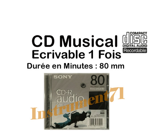 Audio ecrivable fois - cd, 1