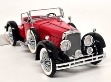 Franklin 1/24 - Stutz Black Hawk 1928 Boattail Red Black Diecast Model Car