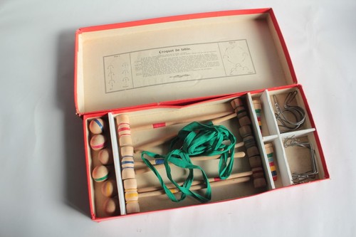 Jeu croquet salon table - jeu,