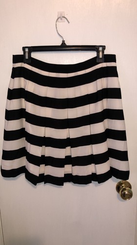 White black strip - white, size