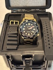 Citizen Promaster Dive Eco-Drive black Dial Men's WatchBN0152-06E extra band inc