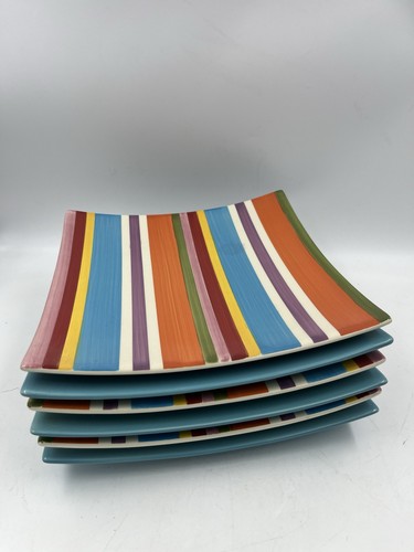 Grandes assiettes carrées - 6,