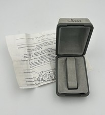 Vintage Sinn Boîte à Montres Gris, Modèle 142, En 80er/90er Avec Fermoir & D'