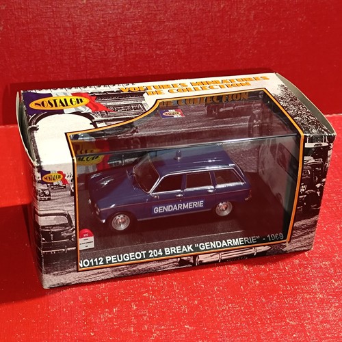 Peugeot 204 break gendarmerie - peugeot,