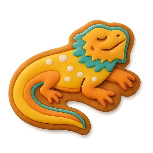 Relaxed pogona bearded dragon - relaxed,
