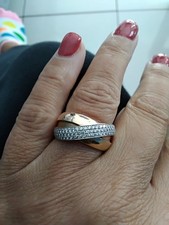 bague or et diamants Or 18k