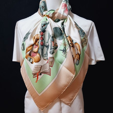 RARE VINTAGE HERMES Écharpe