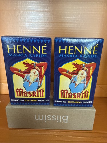 Henné rouge ardent masria - rouge, lot