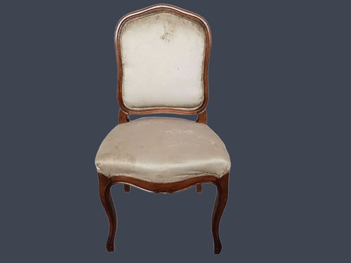 Fauteuil noyer massif - en,