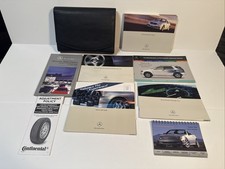 2004 Mercedes Benz SLK convertible operator's manual & case 230 320 32 amg