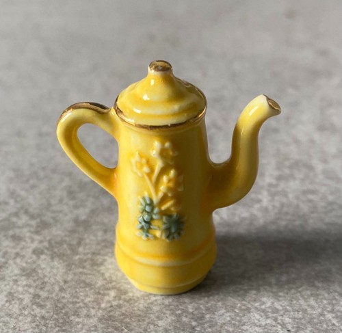 Feve cafetiere jaune filet or - cafetiere,