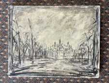 Artiste à identifier - Lavis