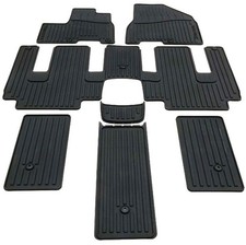 A9113-ADU02 OEM Black All Weather Floor Mat Set For KIA Sedona (7-Passenger)