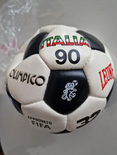 Ballon Vintage De Football Leone Olympique Italie 90 Taille 5 + Sac