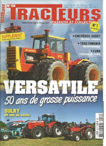 Tracteurs versatile 50 - n°58,