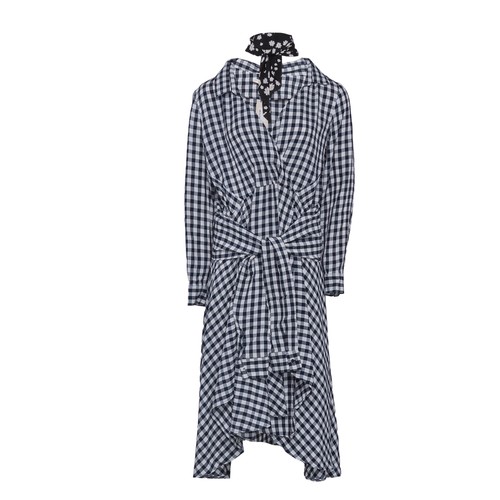 Maje women check shirt dress - maje, women's