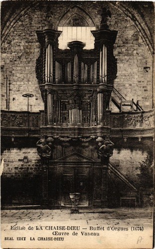 Cpa église chaise - ak,