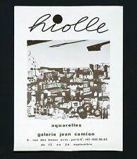 HIOLLE WATERCOLOURS GALERIE JEAN TRUCK poster poster Paris Paris I17