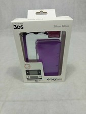 Housse de protection en silicone avec dragonne et étoffe Violet Neuf Nintendo3DS