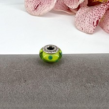 Charm Pandora Murano vert à
