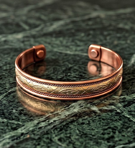 Bracelet cuivre magnétique - bracelet,