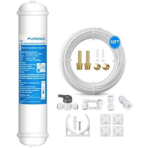 Inline water filter with - inline,
