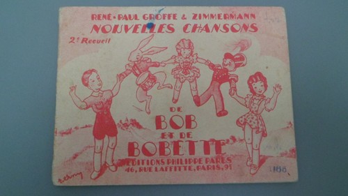 Ancien livret bob et - de,