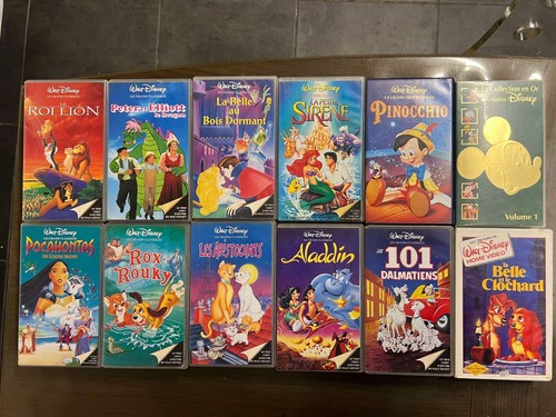 Cassette vhs walt disney - 12,
