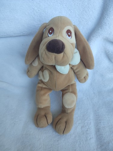 Doudou peluche chien marron - doudou,