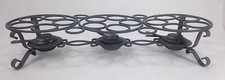 Iron Swirl Buffet Server Warming Tray 3 Station Burner Refillable Sterno 0061010