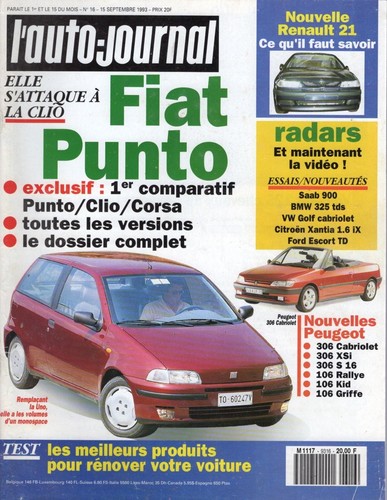 Auto journal 1993 - l'auto, saab