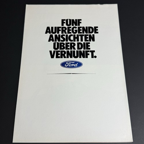 Ford programm 1982 4p - 1982, /