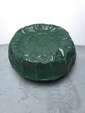 Moroccan Leather Pouf Handmade Marrakech Ottoman - Unpadded